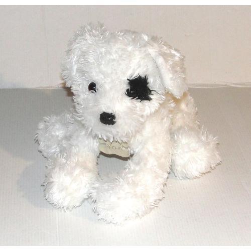 Peluche Chien Blanc Cocard Histoire D'ours on Productcaster.