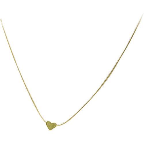 Collier Coeur Femme, Collier Plaqué Or 14 Carats, Collier Amour, Co... on Productcaster.