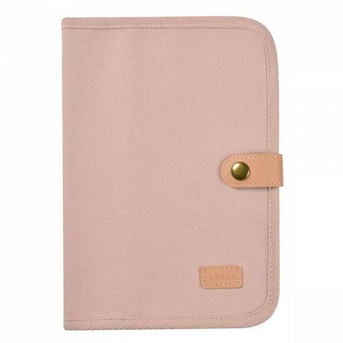 Protège Carnet De Santé Canvas Rose Poudré on Productcaster.