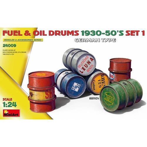 Miniart - Fuel & Oil Drums 1930-50's Set 1. German Typemaquette Fig... on Productcaster.