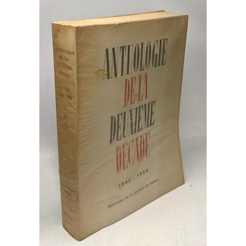 Anthologie De La Deuxième Décade 1940-1950 - Tome Deux on Productcaster.