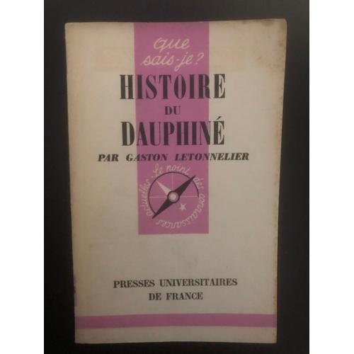 Que Sais Je ? N° 228 Histoire Du Dauphiné on Productcaster.