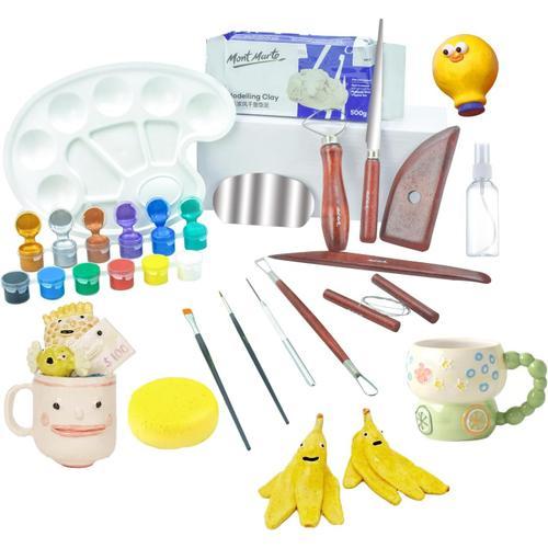 Surple Ton Kit De Poterie Pour La Maison Pour Débutants, Enfants Et... on Productcaster.