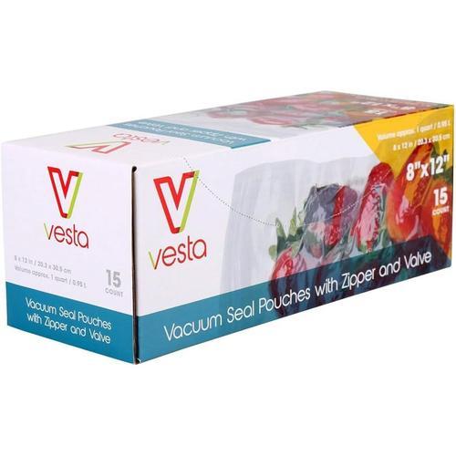 Vesta Precision Lot De 15 Sacs Sous Vide Transparents Et Plats Avec... on Productcaster.