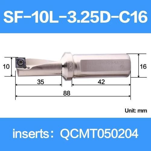 SF TCAP-Perceuse en U à bord unique avec insert,QCMT,2.25D,2.5D,3.2... on Productcaster.