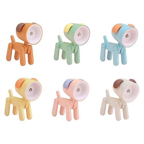 6 Pcs Puppy Lamp Led Lampe De Bureau Mignon Petit Support De Téléph... on Productcaster.