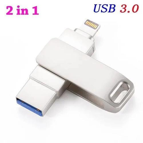 Clé USB 3.0 2 en 1 pour IOS,iPad,PC,32 Go,64 Go,128 Go,disque U arg... on Productcaster.