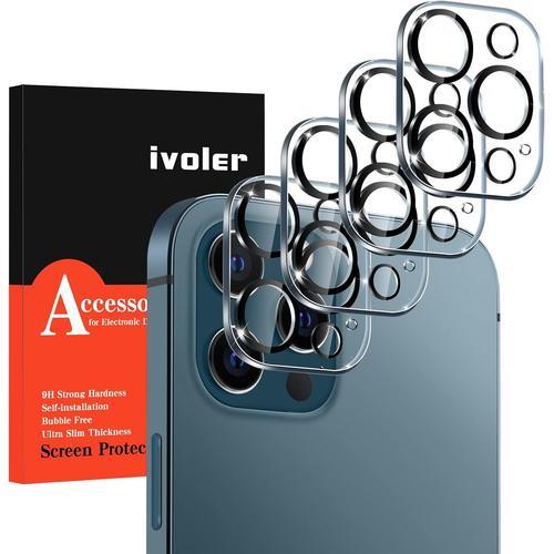 4 Pièces Verre Trempe Caméra Arrière Protecteur Pour Iphone 12 Pro ... on Productcaster.