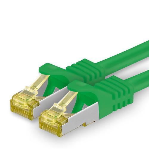 Câble réseau Cat.7 1,5 m vert 1 pièce Câble Ethernet Cat7 Câble rés... on Productcaster.