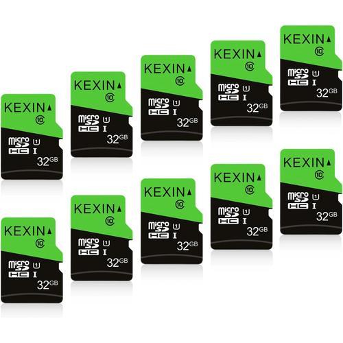 32Go Carte Micro Sd Lot De 10 Cartes Mémoire Microsd Vitesse Allant... on Productcaster.