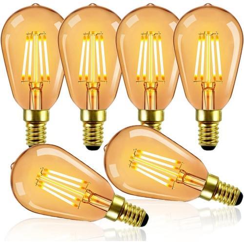 6-Pack Ampoules Led St45 4w Ampoule Bougie E14 Petite Base À Vis 25... on Productcaster.