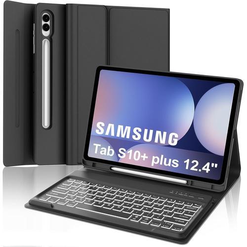 Clavier Samsung Galaxy Tab S10 Plus 12.4,Français Azerty,Coque Clav... on Productcaster.