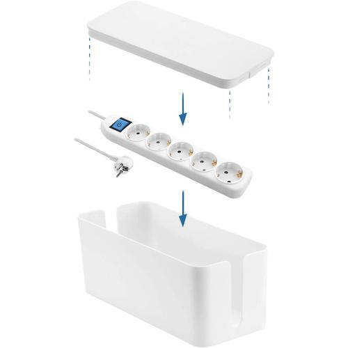 300170 Boîte De Rangement Avec Multiprise 5 Prises Avec Interrupteu... on Productcaster.