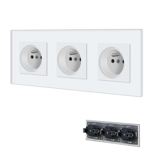 Prise Murale,Prises Electriques Standard Avec Des Griffes,16A 110-2... on Productcaster.