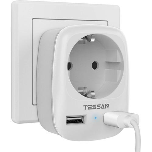 Prise Usb, Prise Murale 4000W Usb Secteur Avec 2 Ports Usb Et 1 Sor... on Productcaster.