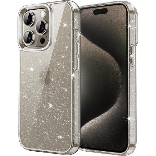 Coque À Paillettes Pour Iphone 15 Pro 6,1 Pouces, Housse De Télépho... on Productcaster.