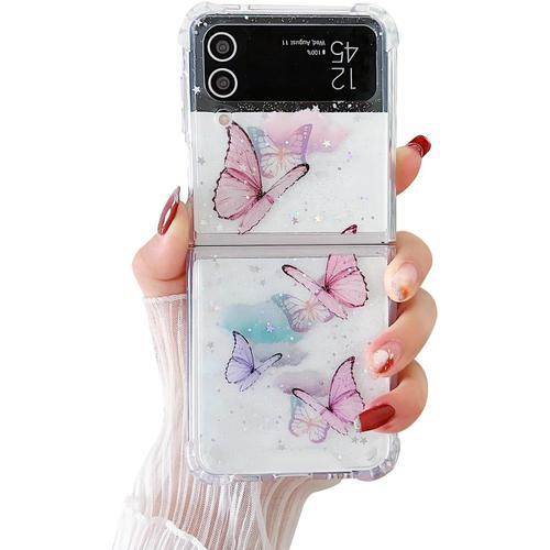 Transparent Coque Pour Samsung Galaxy Z Flip 4 5g, Silicone Étui En... on Productcaster.