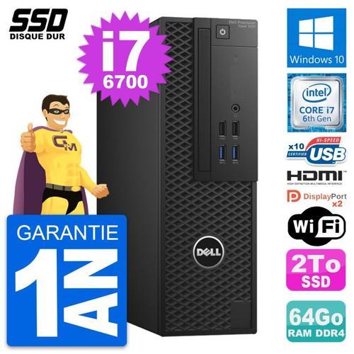 PC Dell Precision T3420 SFF Core i7-6700 RAM 64Go SSD 2To HDMI Wind... on Productcaster.