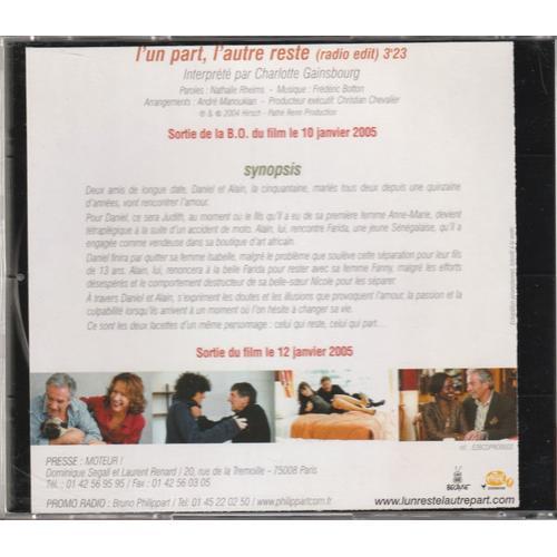 L'un Part L'autre Reste - Cd 1 Titre C. Gainsbourg on Productcaster.