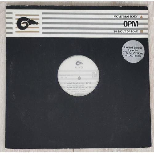 Opm - Move That Body / In And Out Of Love - Maxi 45 Tours, Uk 1983,... on Productcaster.