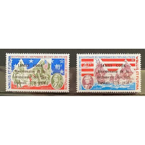 Lot De 2 Timbres Neufs** Wallis Et Futuna 1978 Y&t N° 208 À 209 on Productcaster.