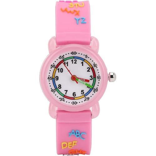 Montre De Dessin Animé Pour Enfants, Motif De Lettre Imperméable À ... on Productcaster.