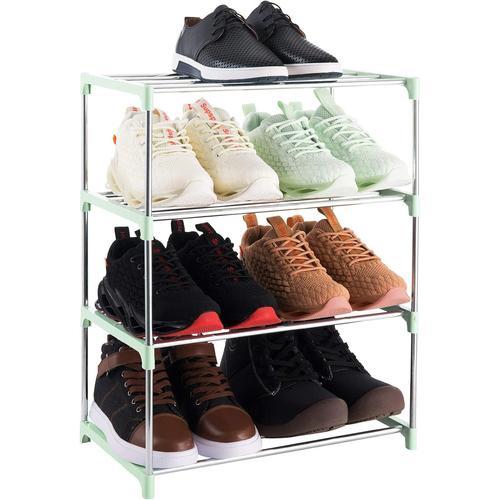 Étagère À Chaussures Empilable À 4 Niveaux,Légère Pour Entrée,Coulo... on Productcaster.