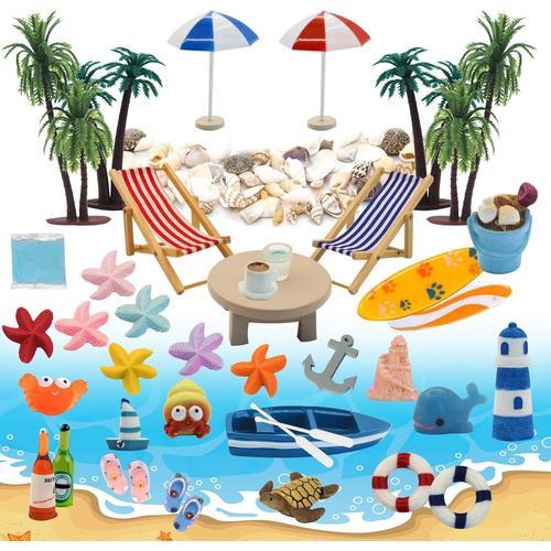 Lot de 43 micro paysages de plage - Accessoires de décoration de pa... on Productcaster.