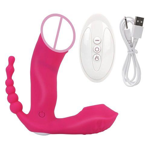 Vibromasseur À Succion 3 En 1 Pour Femme, Jouet Sexuel, Anal, Vagin... on Productcaster.