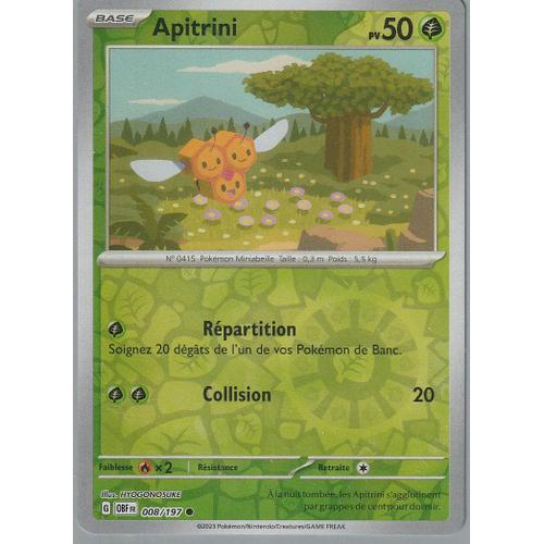 Carte Pokémon - Apitrini - 008/197 - Reverse - Ev3 Flammes Obsidien... on Productcaster.