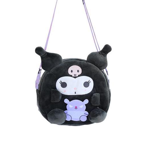 Nouveau Sac A Dos En Peluche Kuromi Sac A Dos Incliné Ani on Productcaster.