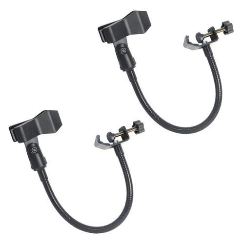 2x Support De Microphone Flexible ¿¿ Col De Cygne Avec Pince De Bur... on Productcaster.