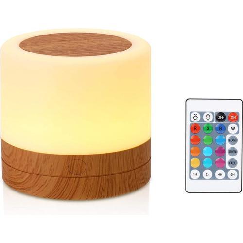 Veilleuse, Mini Lampe De Chevet Multicolore À 360°, Lampe Nuit Rech... on Productcaster.