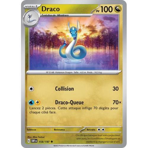 Carte Pokémon - Draco - 158/197 - Ev3 Flammes Obsidiennes on Productcaster.