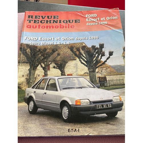 Revue Technique Automobile Ford Escort Et Option Depuis 1986 Moteur... on Productcaster.