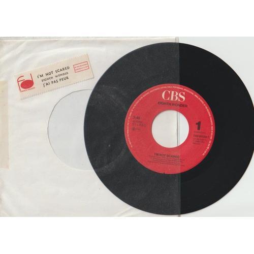 45 Sp Eighth Wonder - I'm Not Scared - J'ai Pas Peur - Cbs 651 359 ... on Productcaster.