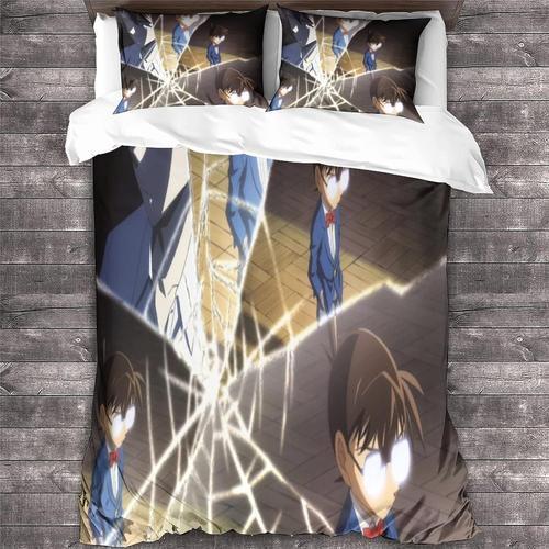 Detective Conan Pi ̈ ̈Ces Housse De Couette Microfibre Conan Edogawa ... on Productcaster.