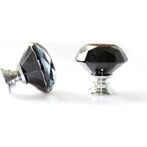 10 pièces Poignées Boutons Diamant Cristal Verre Portes Meuble Tiro... on Productcaster.