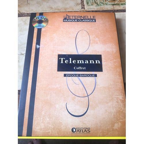 Telemann, Coffret De 10 Cd, Époque Baroque, Éditions Atlas, Éternel... on Productcaster.