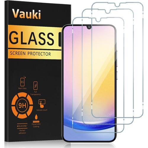 Verre Trempé Pour Samsung Galaxy A25 5g 3 Pièces Film De Protection... on Productcaster.