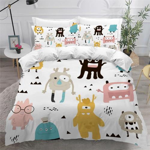 Housse De Couette Xcm Enfant D Dessin Anim ̈ Parure De Lit Et Anima... on Productcaster.