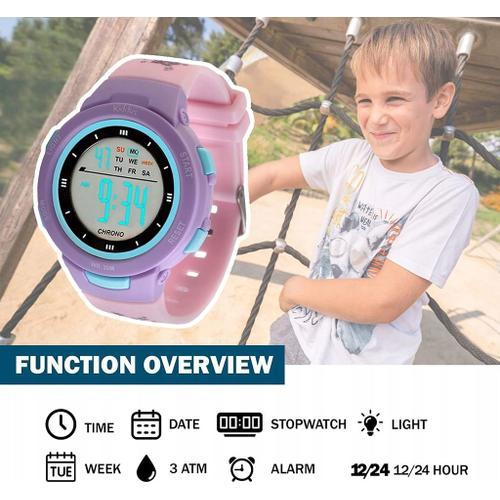 Montre Digitale Pour Filles Et Garçons. Posia on Productcaster.