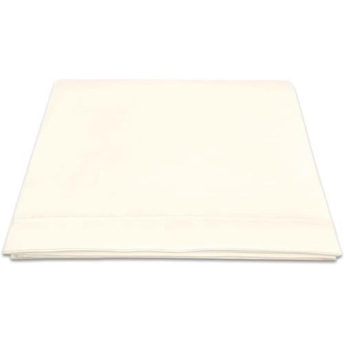 Coton Peigné Drap Plat 1 Personne 180x280 Cm Ivoire Neuf, 100% Coto... on Productcaster.