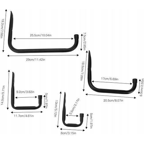 Crochets de garage, crochets robustes 8 pieces 40 lb on Productcaster.