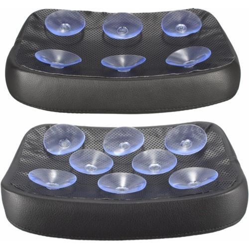 6/8 Ventouse Noir Pouf Pad Rectangulaire Siège Pour Harley Cruiser ... on Productcaster.