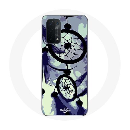 Coque Pour Oppo A74 5g Attrape Rêve Violet Gris Et Noir on Productcaster.