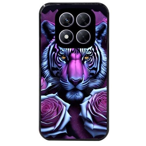 Coque Noire Pour Redmi Note 14 Pro 5g Et Pro Plus Tigre Uv on Productcaster.