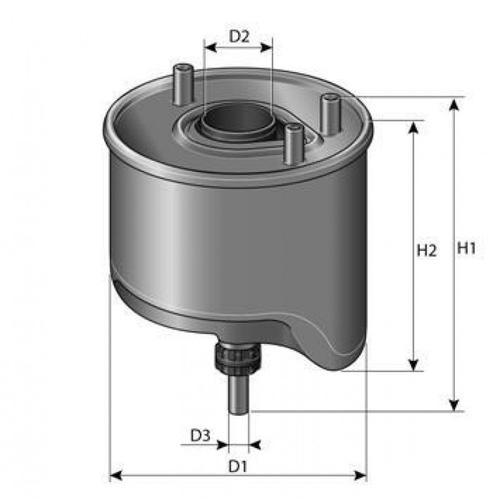 Filtre À Gasoil Premium - Citroen C4 Picasso 1.6 Hdi 92 À Part. 02/... on Productcaster.