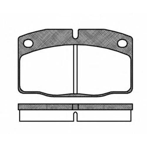 Jeu De 4 Plaquettes De Freins À Disques Avants - Opel Manta Cc 2.0 ... on Productcaster.