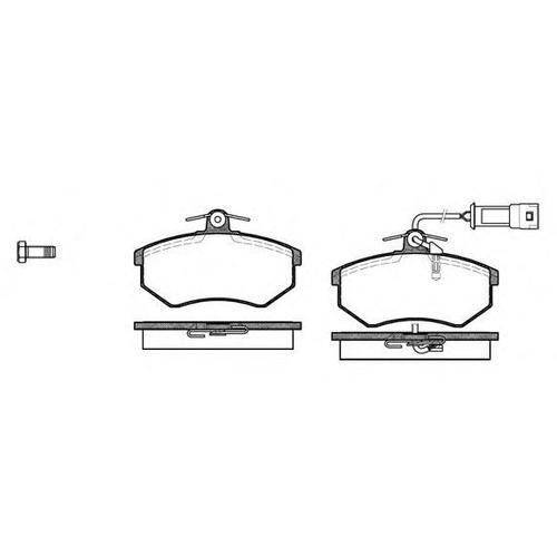 Jeu De 4 Plaquettes De Freins À Disques Avants - Audi 80 1.6 Td 09/... on Productcaster.